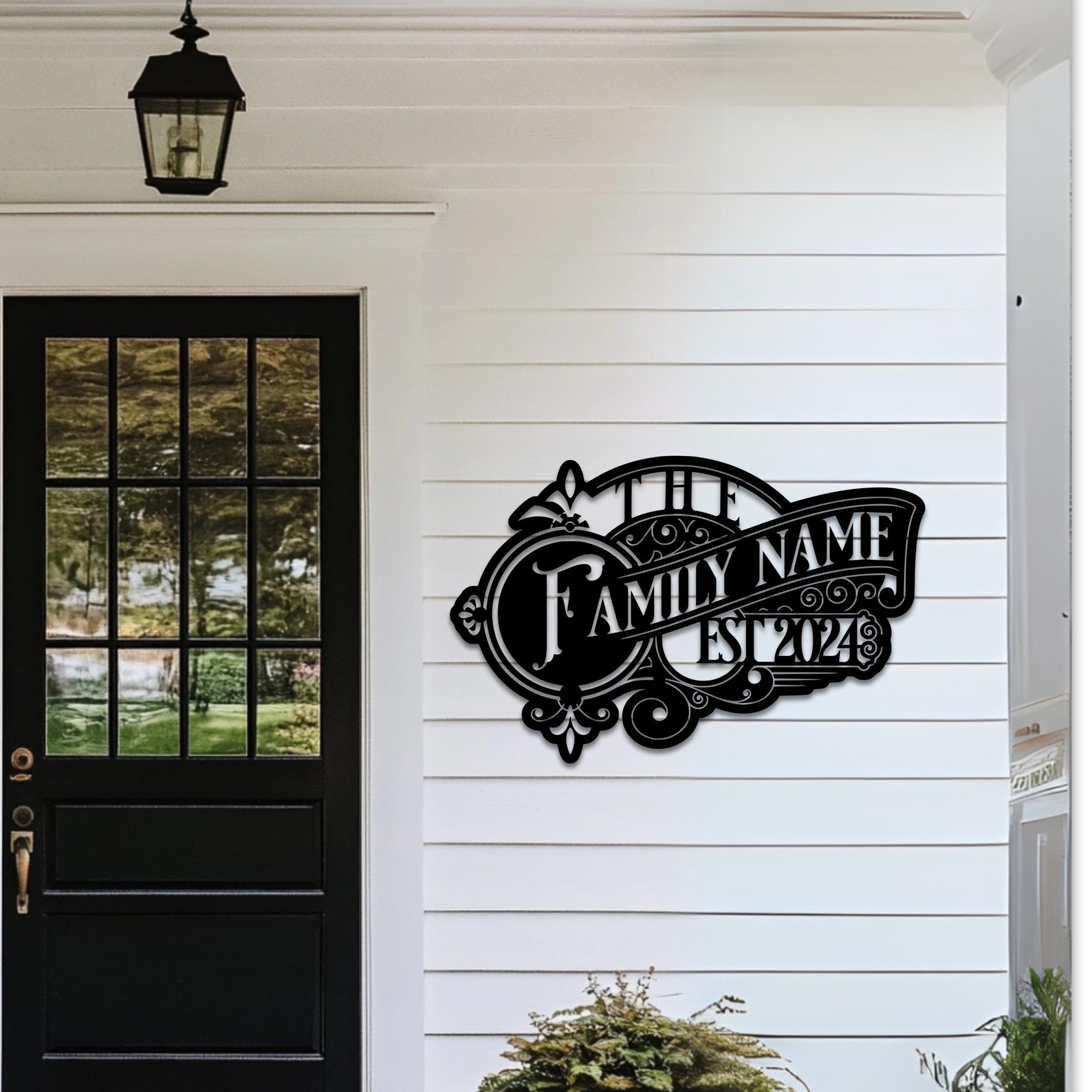 Custom Metal Family Name Sign: Personalized Home Decor Plaque - Etsy
