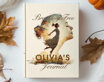 Personalized Divorce Journal: Breaking Free Design, Hardcover Notebook
