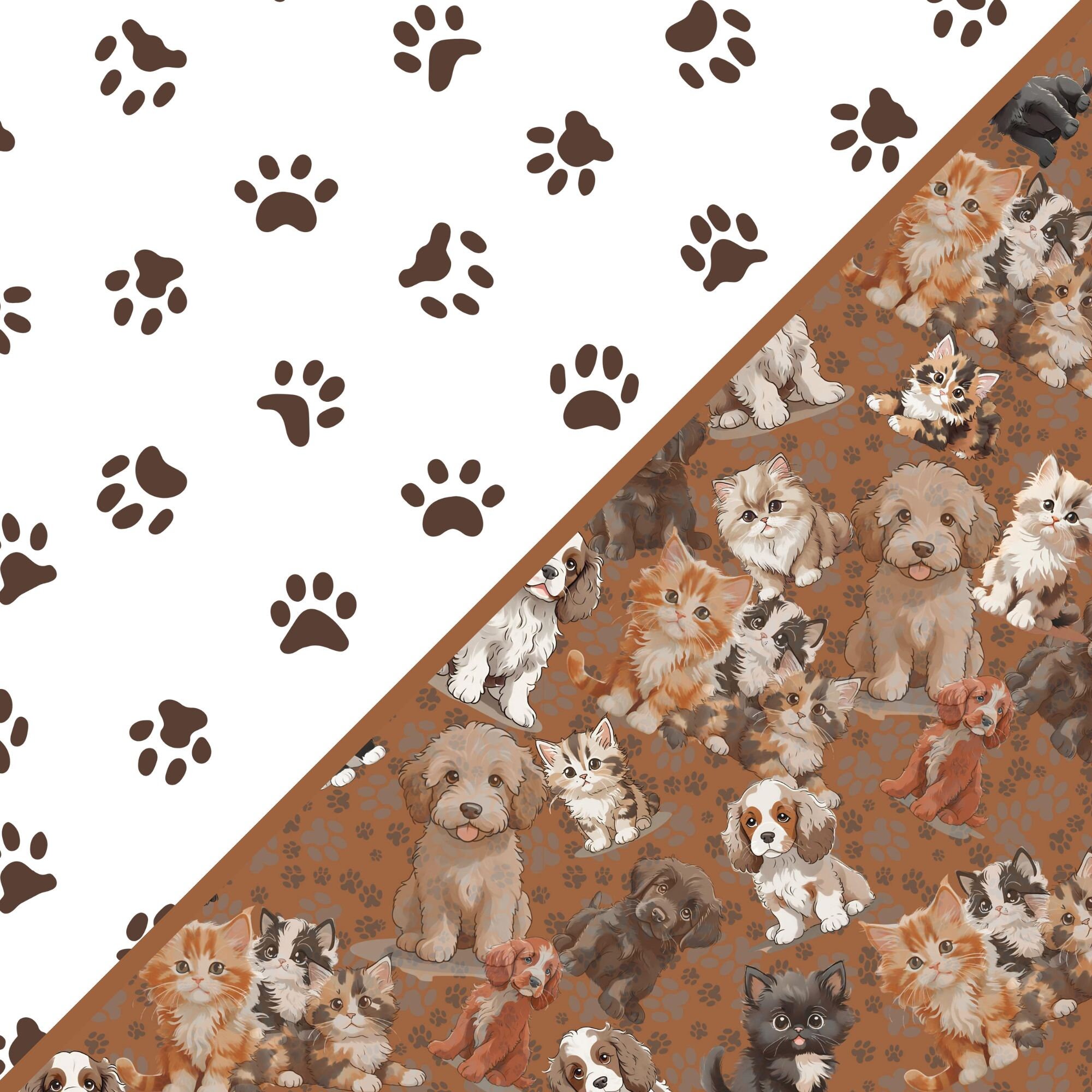 Paws for Thought 12pc A4 Digital Paper Kit - Etsy