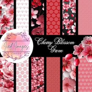 Cherry Blossom Grove 12-delige A4-papierset