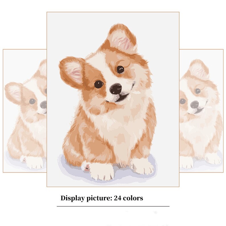 Custom Pet Digital Oil Painting/diy Custom Photo Hand Painting Etsy