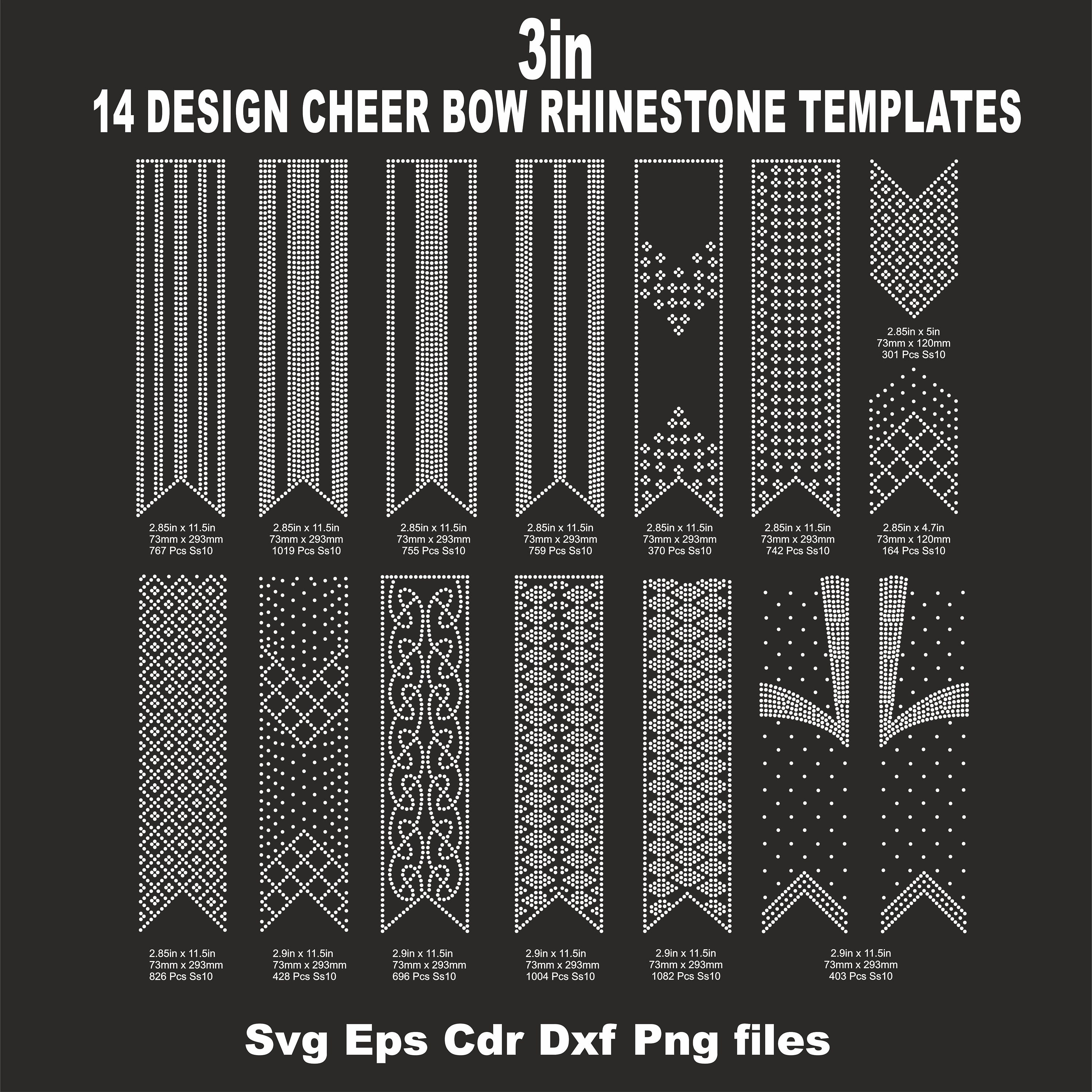 Rhinestone Sticky Flock Template Material (color varies) - 12 wide - –  Cheer Bow Supply