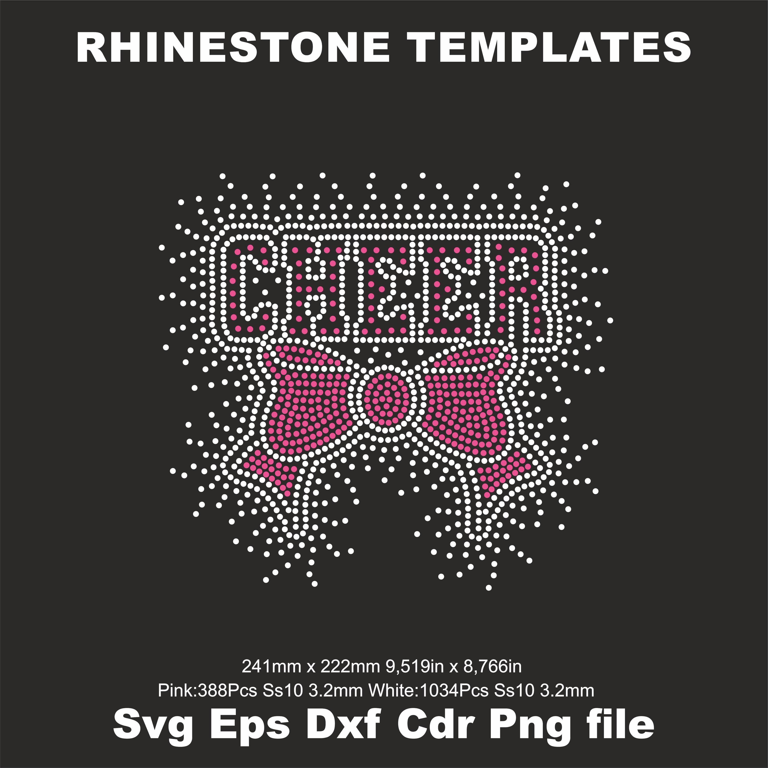 Cheer Ribbon Vector Image CHEER Ribbon Rhinestone Template SVG Ss10,cheer Bow Woman Shirts Svg ...