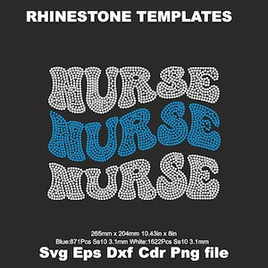 Nurse Rhinestone Template Ss10,Nurselife woman shirts svg Rhinestone iron on transfer Paramedic,Star Of Life Symbol Design Rhinestone Cricut