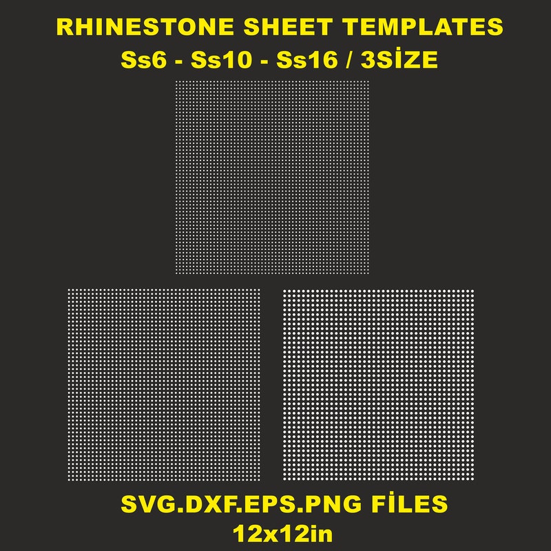 Custom Rhinestone Template Rhinestone Templates - Etsy