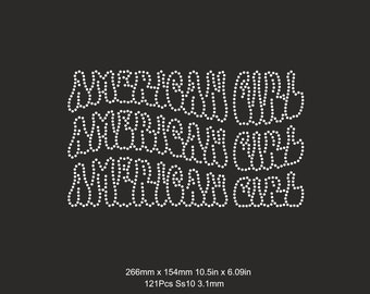 American Girl Rhinestone Juneteenth Rhinestone,Rhinestone template,SS10 Rhinestone black history Svg,Rhinestone shirt Cricut silhouette