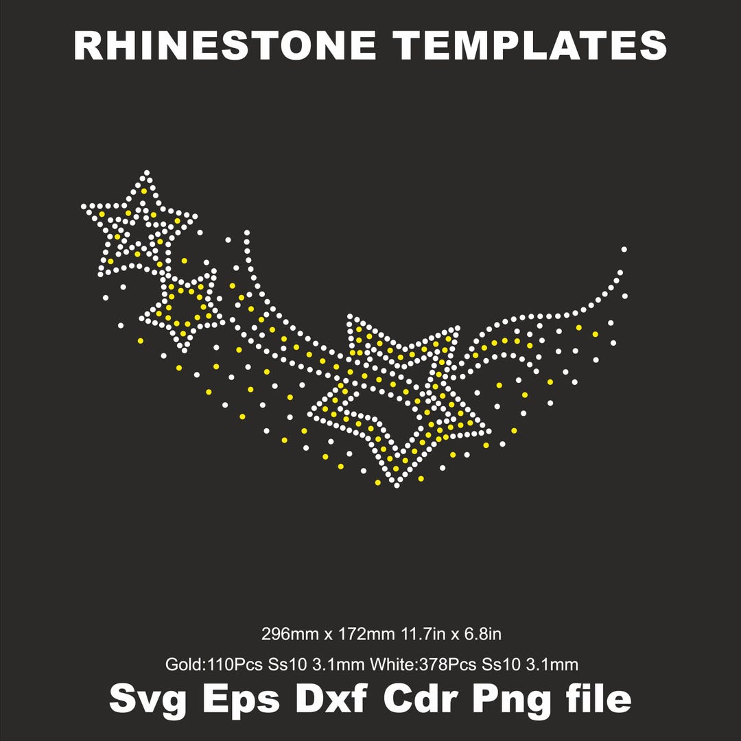 Rhinestone Star Collar Necklace Templates Ss10,collars, Choker, Neck ...
