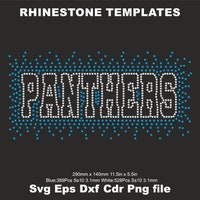 Instant Download Rhinestone Template Football, Broncos Rhinestone Svg ...