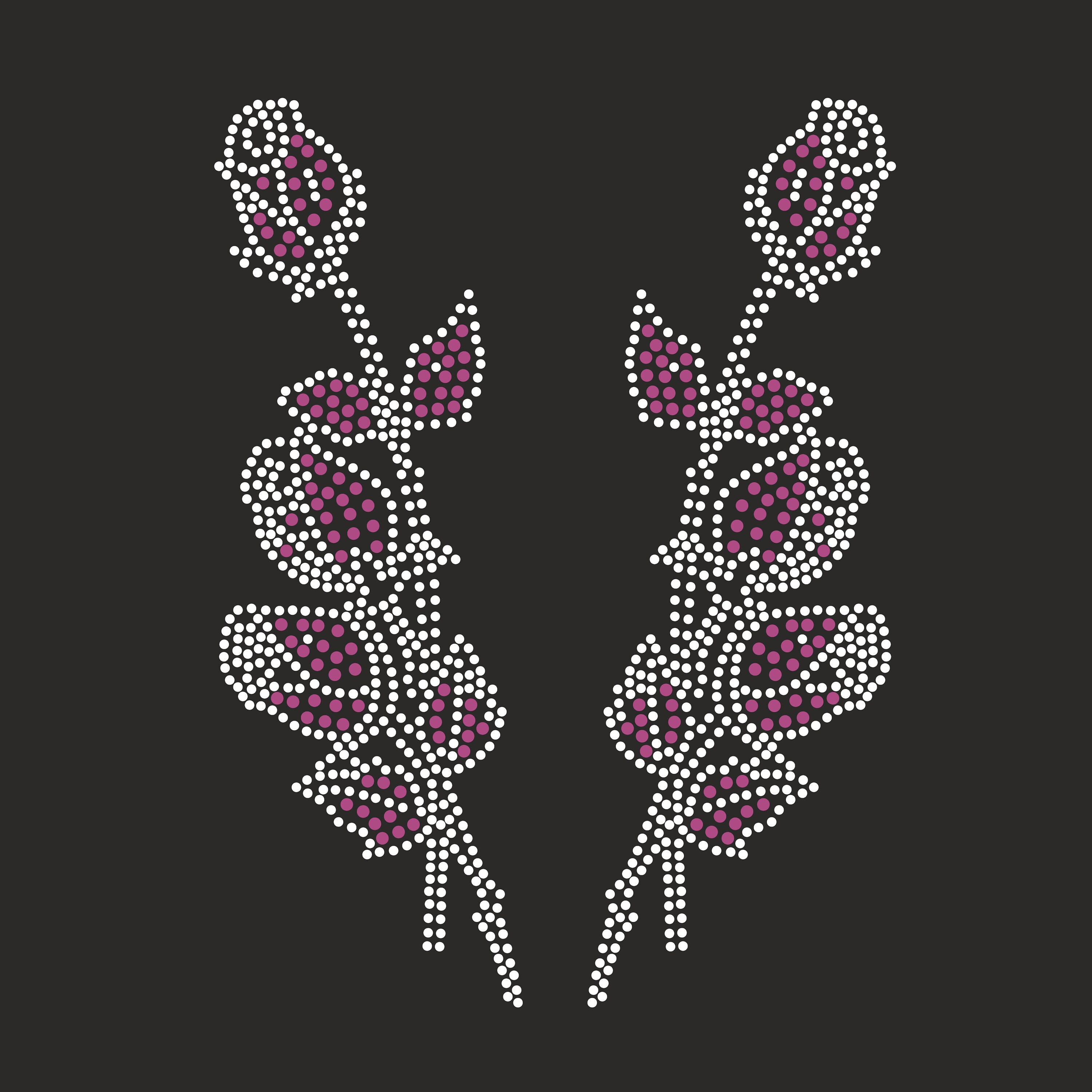 Rinestone Roses Rhinestone Rose Flower Template Svg Ss16 Ss10 Rhinestone Flowers,leaf ...