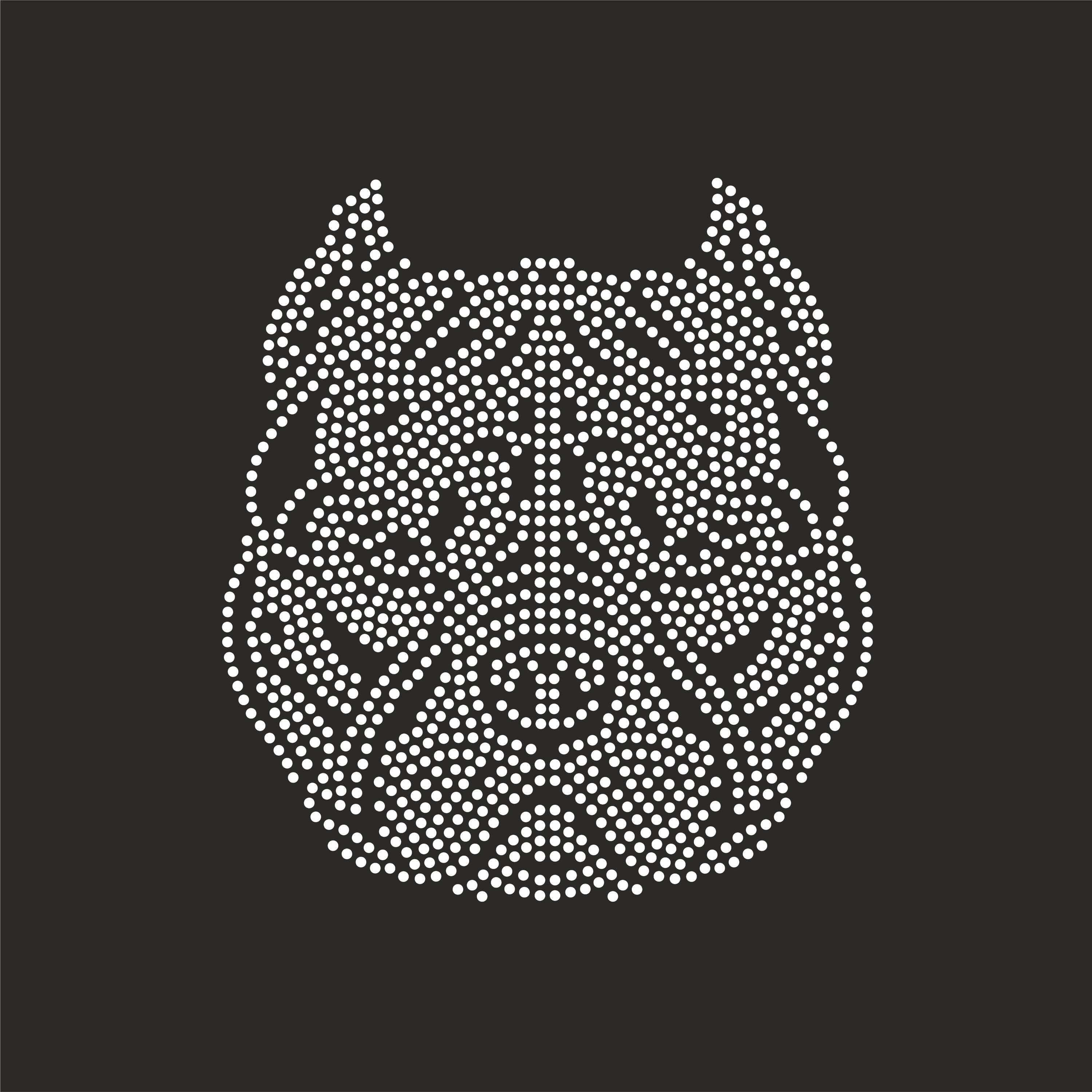 Rhinestone Pitbull Design Svg File Ss10 Bulldogs Dogs Rhinestone, Boxer ...