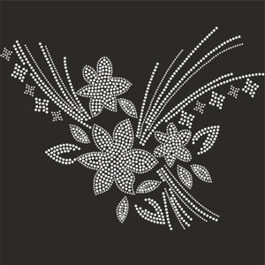 RhineStone Template Collar Necklace ss10 Ss6, Hotfix Design DOWNLOAD CUT TEMPLATE File Svg,Eps,Png Cricut and Silhouette