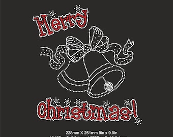 Christmas Rhinestone Santa Template Bell  Christmas,New Year SS6 SS10 hotfix Design rhinestone File Svg,Eps,Png cricut Svg Template