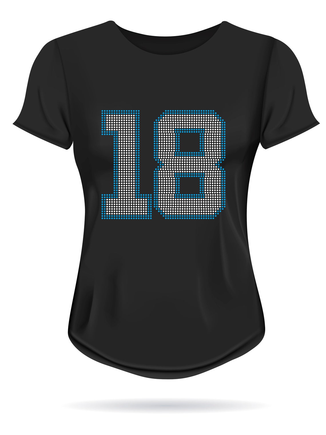 Number Rhinestone Templates 8inch Sport Big ,college Number,cheer ...