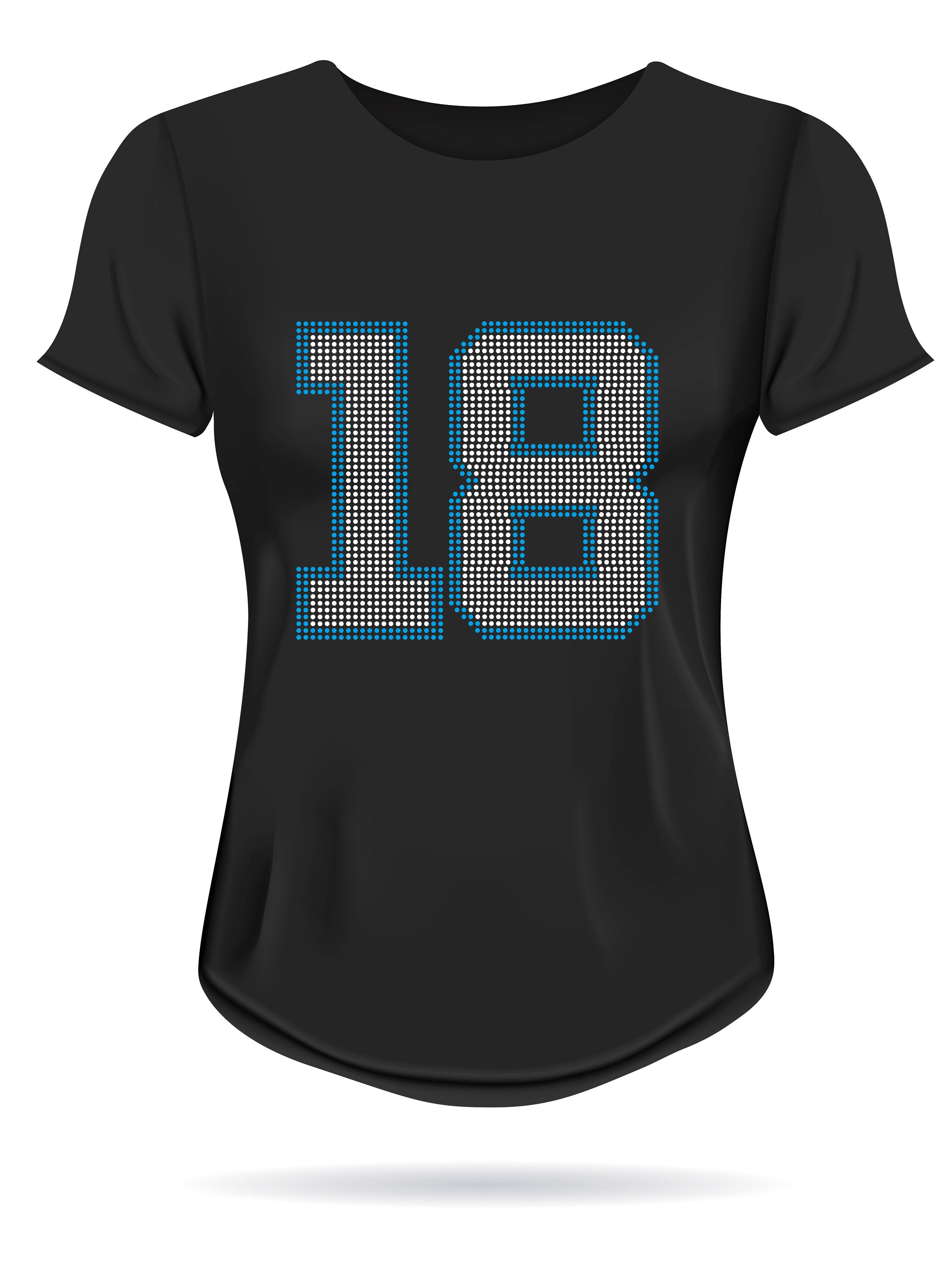Number Rhinestone Templates 8inch Sport Big ,college Number,cheer ...