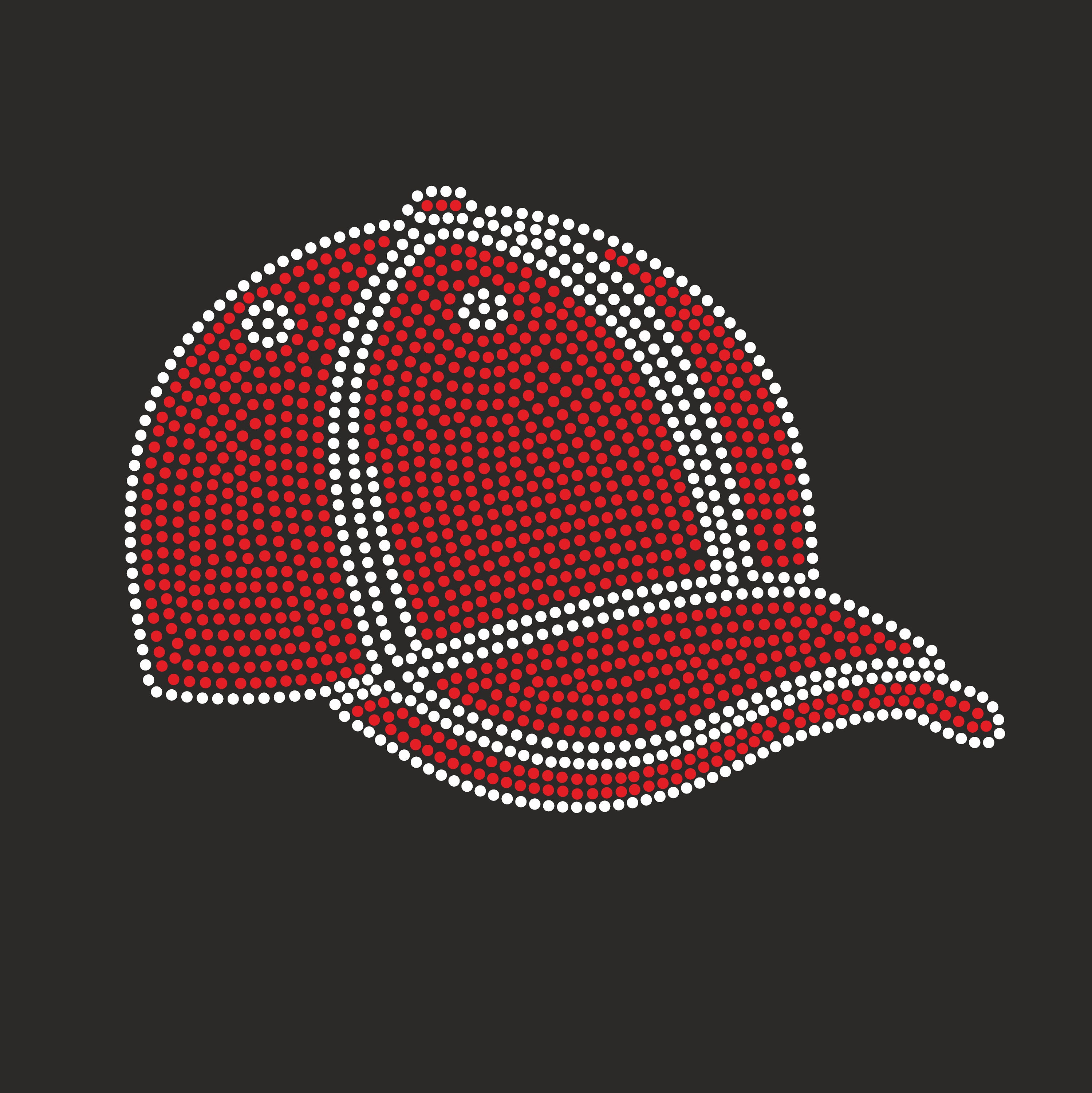 Baseball Cap Rhinestone Template SVG Ss10,baseball Hat Svg Template ...