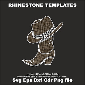 Cowboy Boot Hat Rhinestone template Svg ss10,woman shirts svg Western Girl Country Rodeo Pink Cowgirl boot Svg, Southern Svg,Cowboy Hat Svg