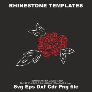 Flower Rhinestone ss10 svg Template, woman shirts svg Rose Rhinestone Cricut ,iron on transfer Rose SS10 SVG instant download Mom Shirts Svg