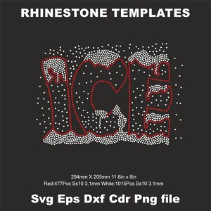 Rhinestone Christmas Template Ice Snow Christmas,new Year SS10 Hotfix ...