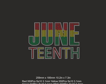 Strass Juneteenth, modèles de strass liberté, fille noire strass SS10 Design téléchargement coupe modèle fichier Svg cricut strass Svg