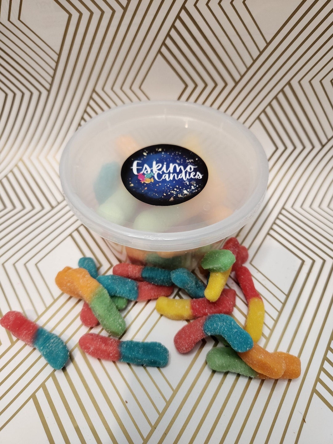 Freeze Dried Gummy Worms Etsy