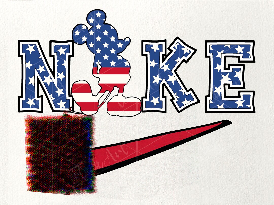 Mickey Swoosh Png Mini Png 4th of July Png Just Do It - Etsy