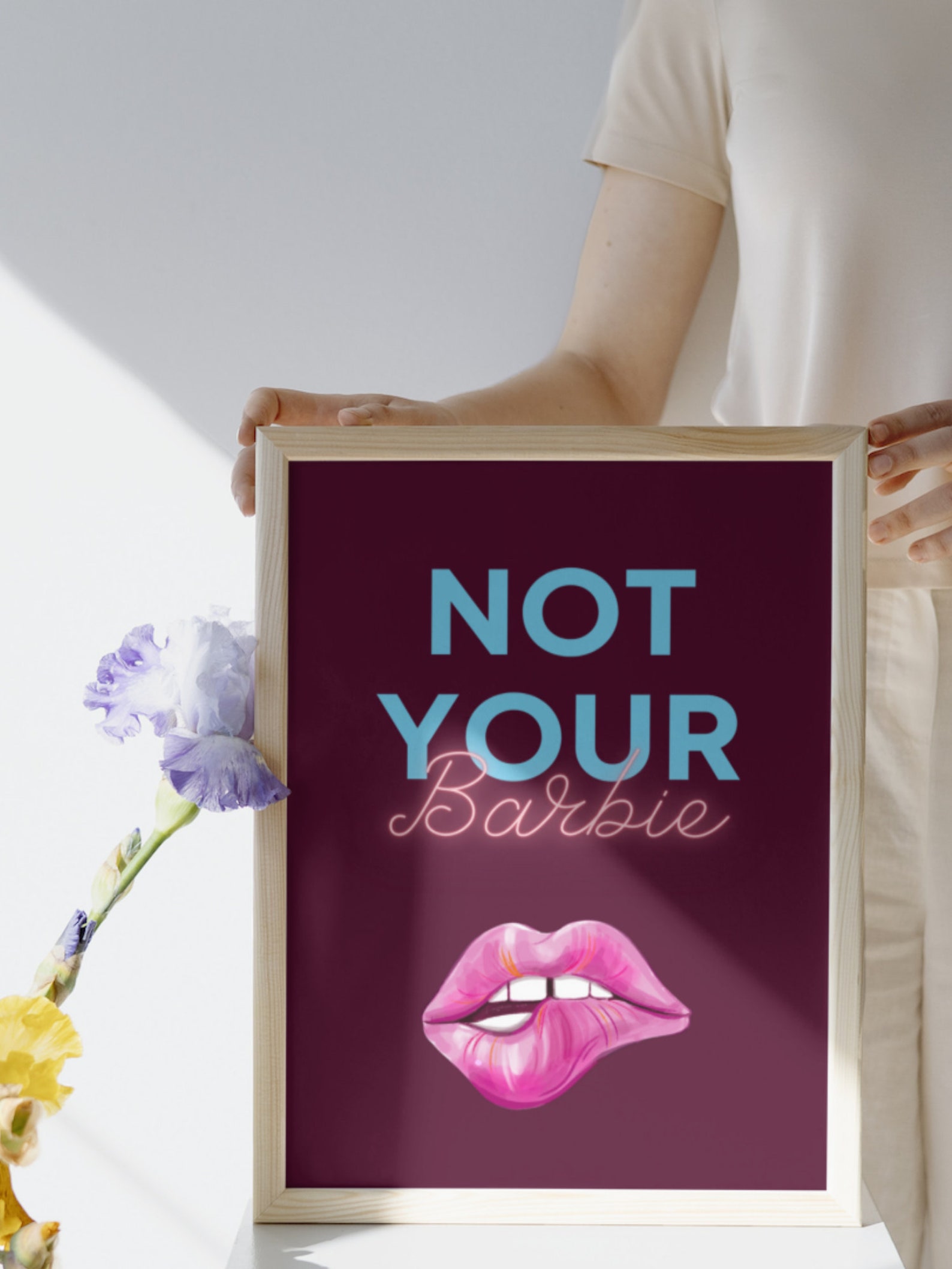 Barbie Poster Digital Download Barbie Printable Poster Not - Etsy