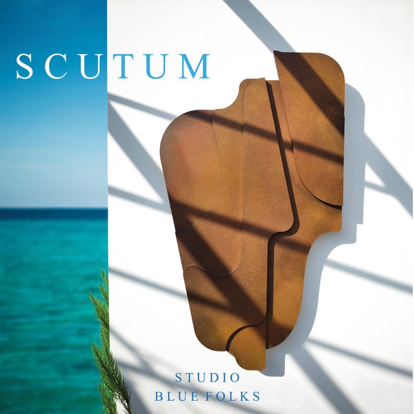 SCUTUM ~ 47x78cm Wooden Wall Art