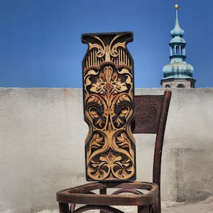 FERMINA - Arte in legno tagliata al laser personalizzata: arredamento esclusivo in stile Art Nouveau.