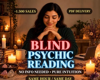 Blind Psychic Reading – No Questions, Minimal Info & Clairvoyant Insight