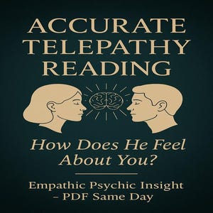 Lecture précise par télépathie : que pense-t-il de vous ? Tarot empathique + perception psychique, lecture relationnelle le même jour PDF
