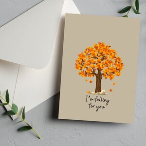 Lustige Karte Karte Jahrestag Valentinstagskarte Punny Karte Baum Karte Geburtstagskarte Paarkarte Freundkarte Romantische Karte Liebe süsse Karte