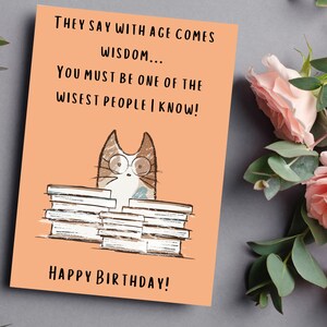 Carte d'anniversaire Carte d'anniversaire sarcastique Carte d'anniversaire avec humour sec Carte d'anniversaire drôle Carte de blague papa Cadeau pour elle Cadeau pour lui