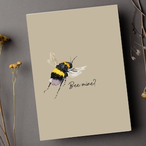 Tarjeta divertida Tarjeta de aniversario Tarjeta de San Valentín Tarjeta Punny Tarjeta de abeja Tarjeta de cumpleaños Tarjeta de parejas Tarjeta de amigo Tarjeta romántica Tarjeta de amor Amantes de las abejas