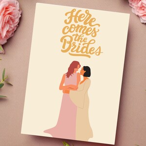 Wedding Card Wedding Gift Brides to Be Marriage Love Card All Inclusive Wedding Card LGBTQ+ Wedding Card Wedding Congratulations Card
