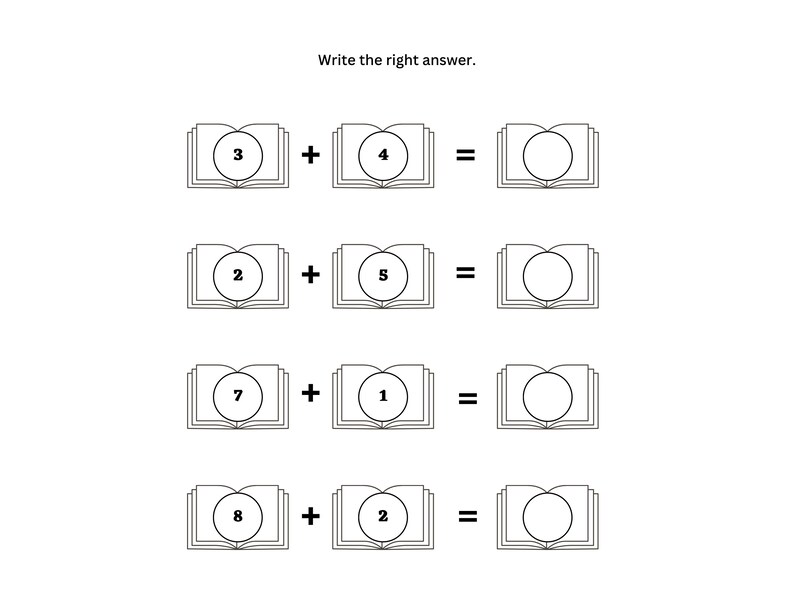Math Worksheets for Kids 1st Grade Kindergarten Math First Grade Math ...