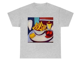 French fries t-shirt Picasso