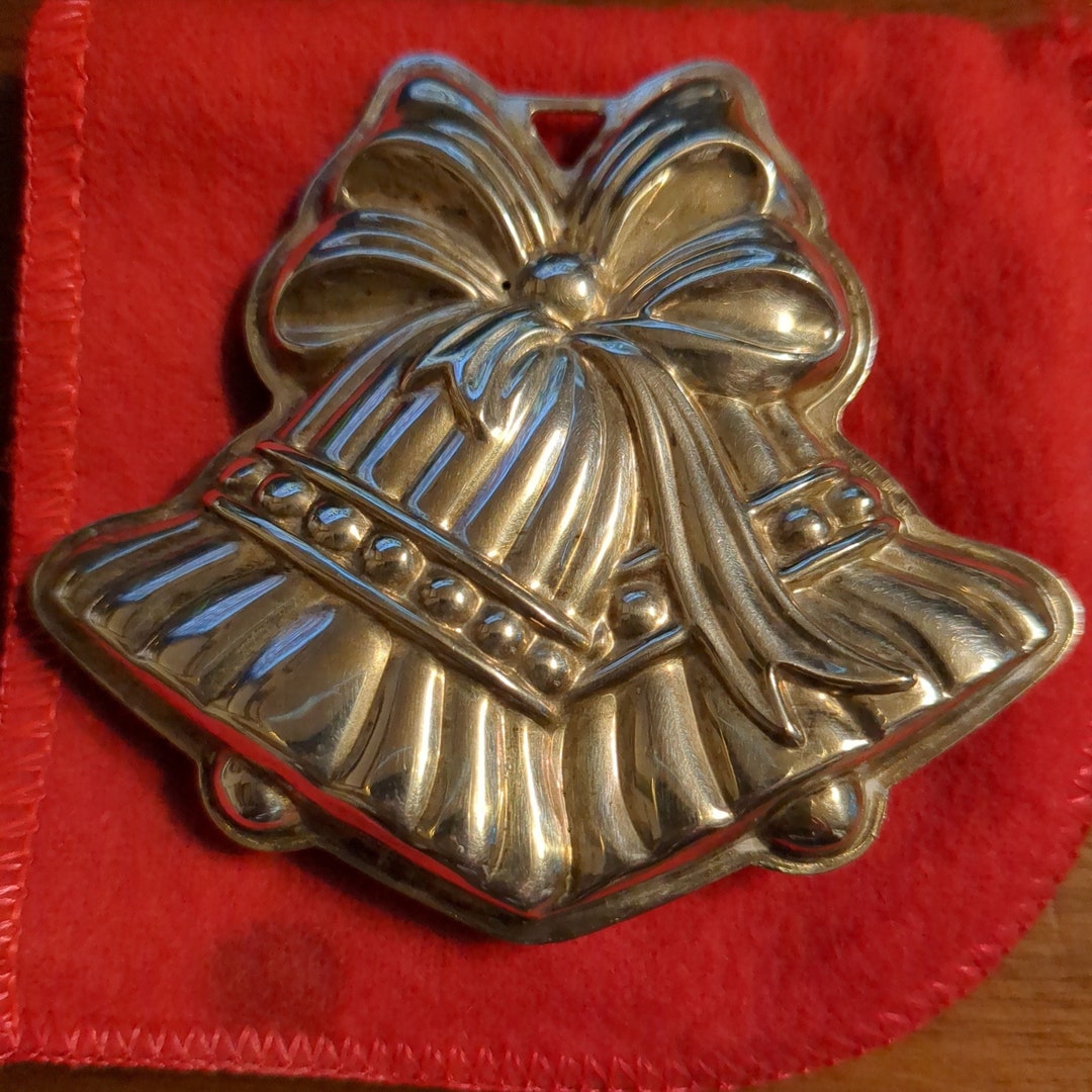 Reed and Barton Sterling Silver Christmas Bells Ornament 1993 - Etsy