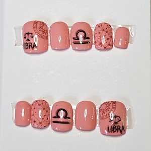 Libra Press-On Nails | Extra Short Squoval Nails | Available in XS, S, L