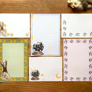 ¡PAQUETE DE 3 ESPECÍMENES HÚMEDOS DE SERPIENTE EXCLUSIVOS! Oddities Stationery A5 Letter Set (LINES) - Cute Spooky Goth Curiosities Taxidermy Witchy Themed Paper