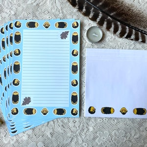 Juego de cartas A5 de Isopod Stationery - Patito de goma estilo Isopod - Lindo kawaii con temática de bichos del bosque