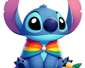 Pride Day LGBT PNG Bundle, 9 Cute Rainbow Character Images, LGBTQ Digital Download Clipart, Pride Month Graphics