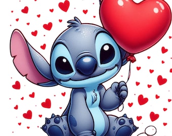 Valentine's Day Character Clipart PNG Bundle 6 Images | Cute Love Heart Png | Valentine Party Shirt | Instant Download