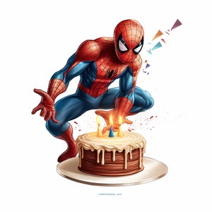 Spiderman birthday png -  México