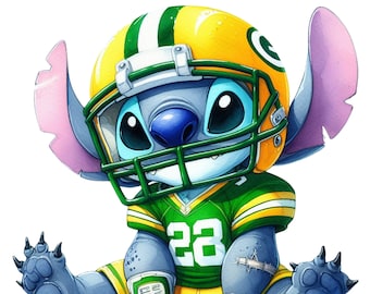 8 Greenbay png.  Set of 8 high resolution images. Instant digital download. Png format.