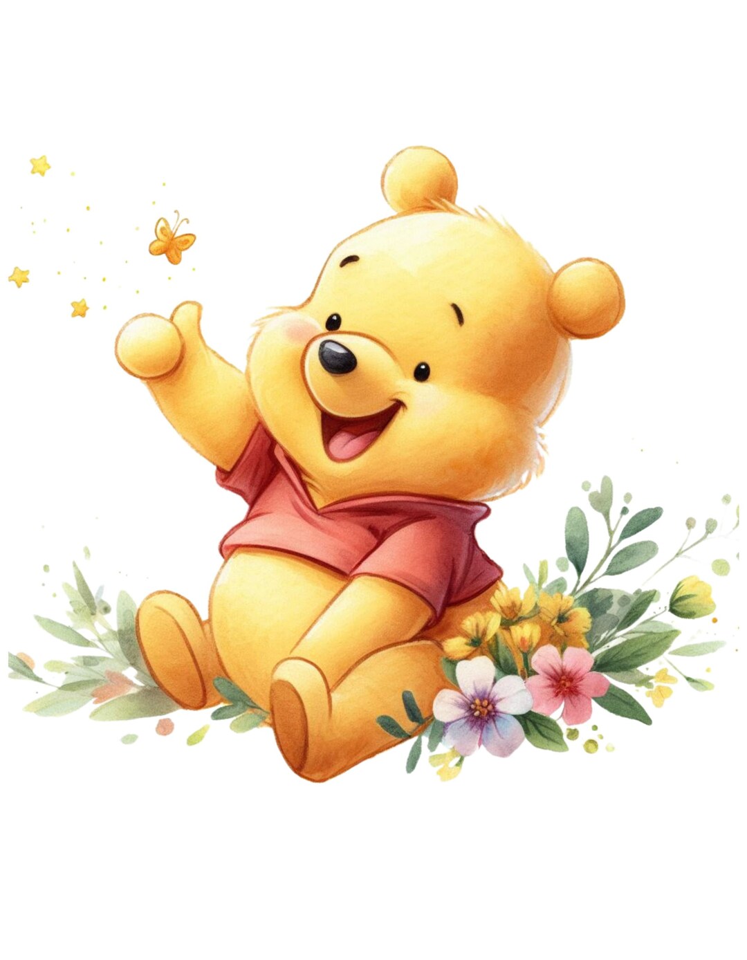 Winnie the Pooh Png. Set of 7 Images Ready to Print. Instant Download ...
