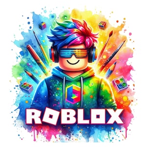 Roblox Png. Set of High Resolution Images. Instant Digital Download ...