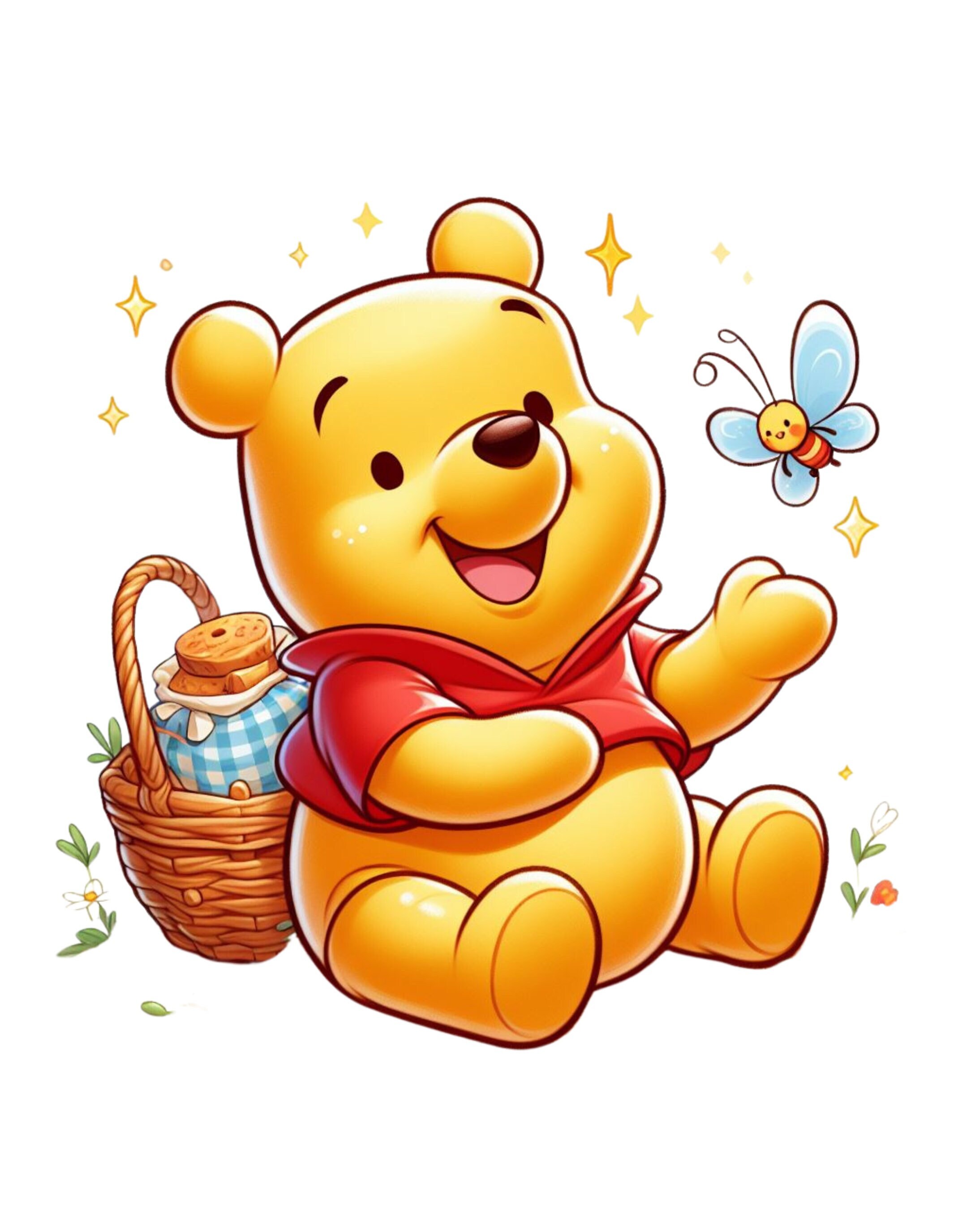 Winnie The Pooh Png Set Of High Resolution Images Instant Digital 