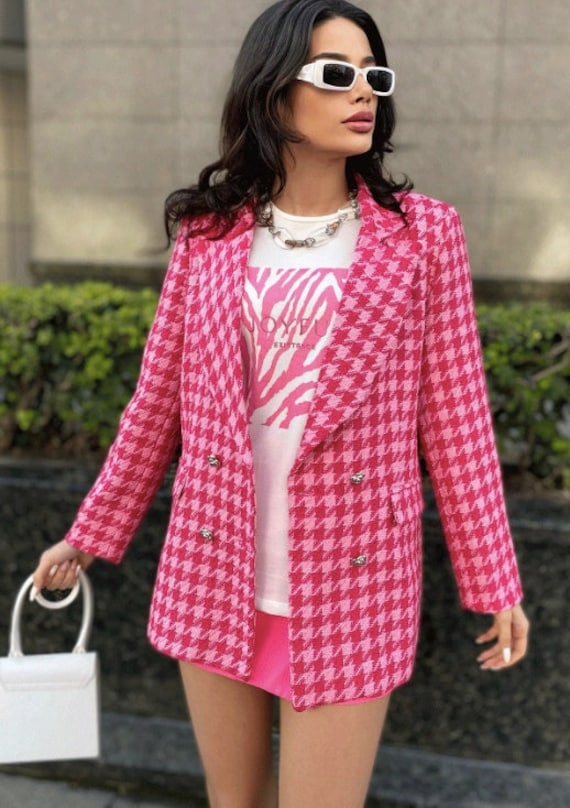 Pink Tweed Jacket