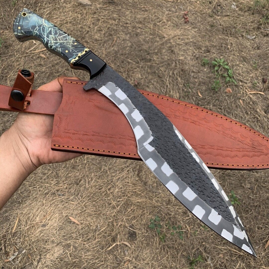 Bowie Knife Handmade Crocodile Dundee Bowie Knife Hunting Knife With