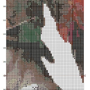 Achilles Cross Stitch Pattern, Ancient Greek Bust, Trojan, Pattern Keeper Compatible PDF image 6